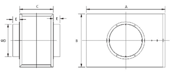 新風凈化箱尺寸圖