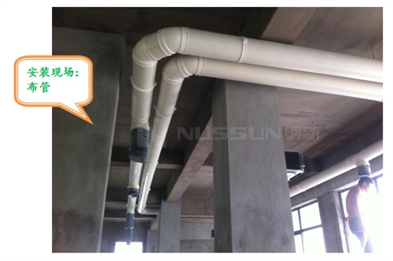 KTV新風系統安裝現場