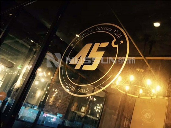 長沙45&deg;網咖換氣系統安裝案例