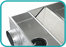 全熱新風換氣機全金屬風輪風道及蝸殼