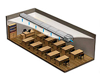 方形管道風機適用培訓室