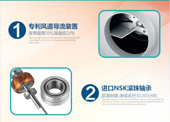 圓形管道風機產(chǎn)品特色