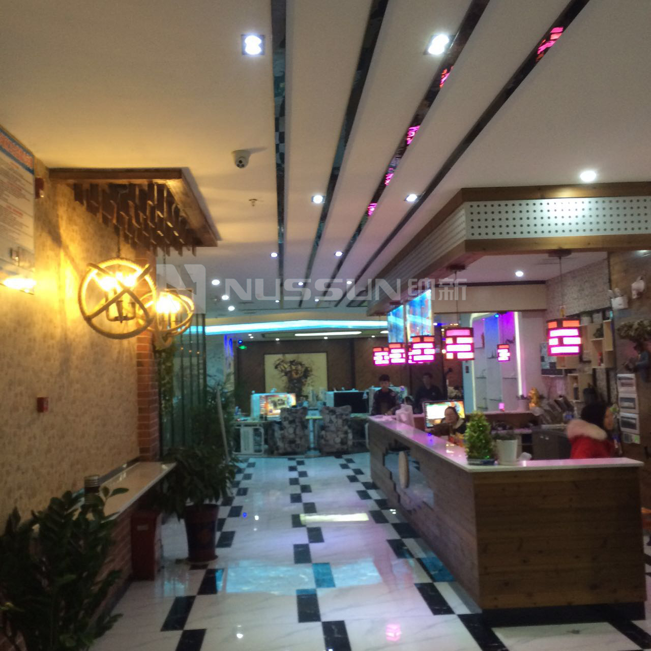 網咖新風系統|靜音管道風機|網吧新風系統已裝好