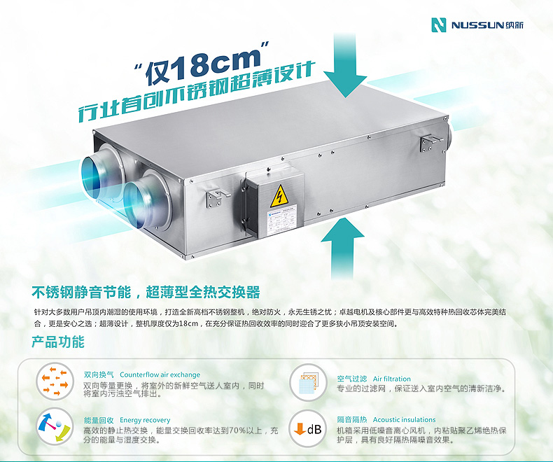 全熱回收新風(fēng)機 全熱回收新風(fēng)機