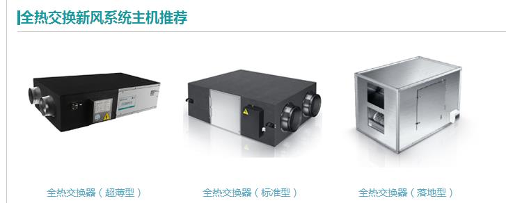 全熱交換新風系統
